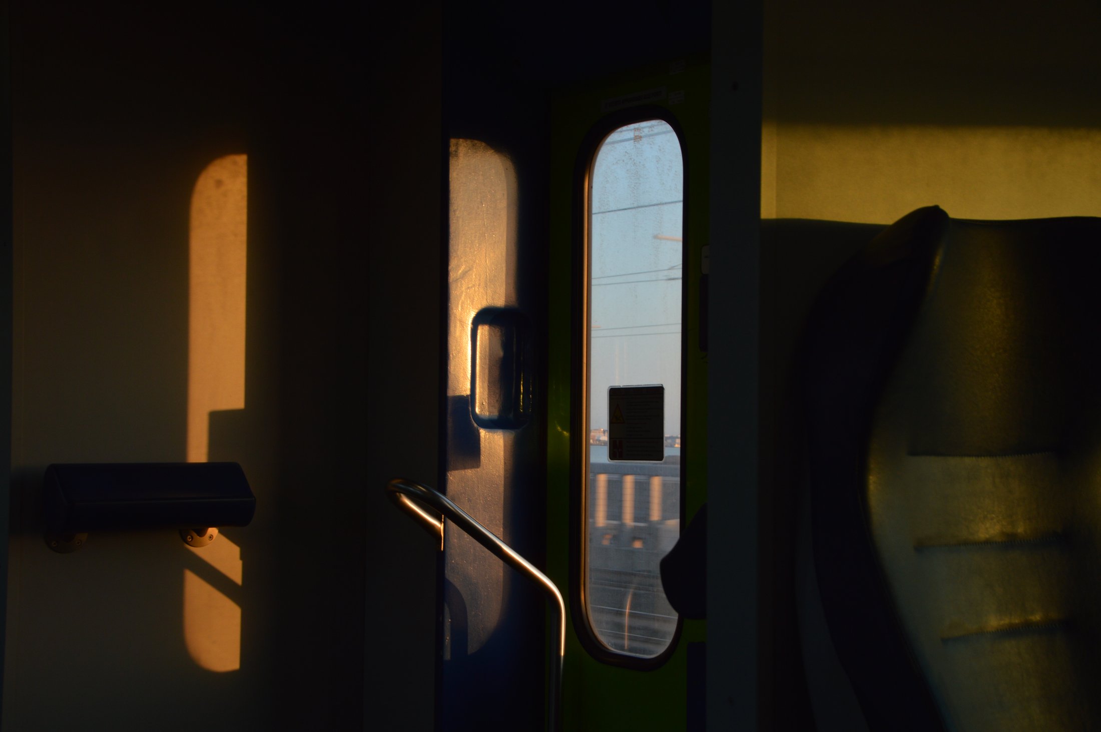 Sunset Train to Venice